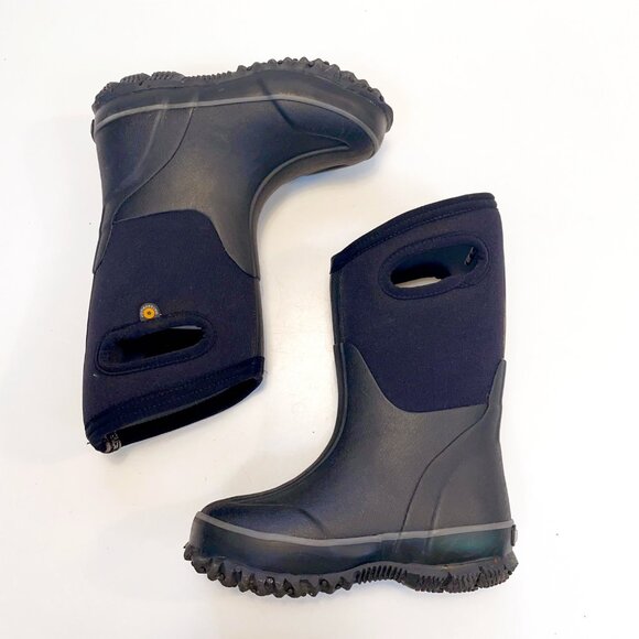 Bogs Classic Black Winter Boots, Size 10 - Picture 3 of 8